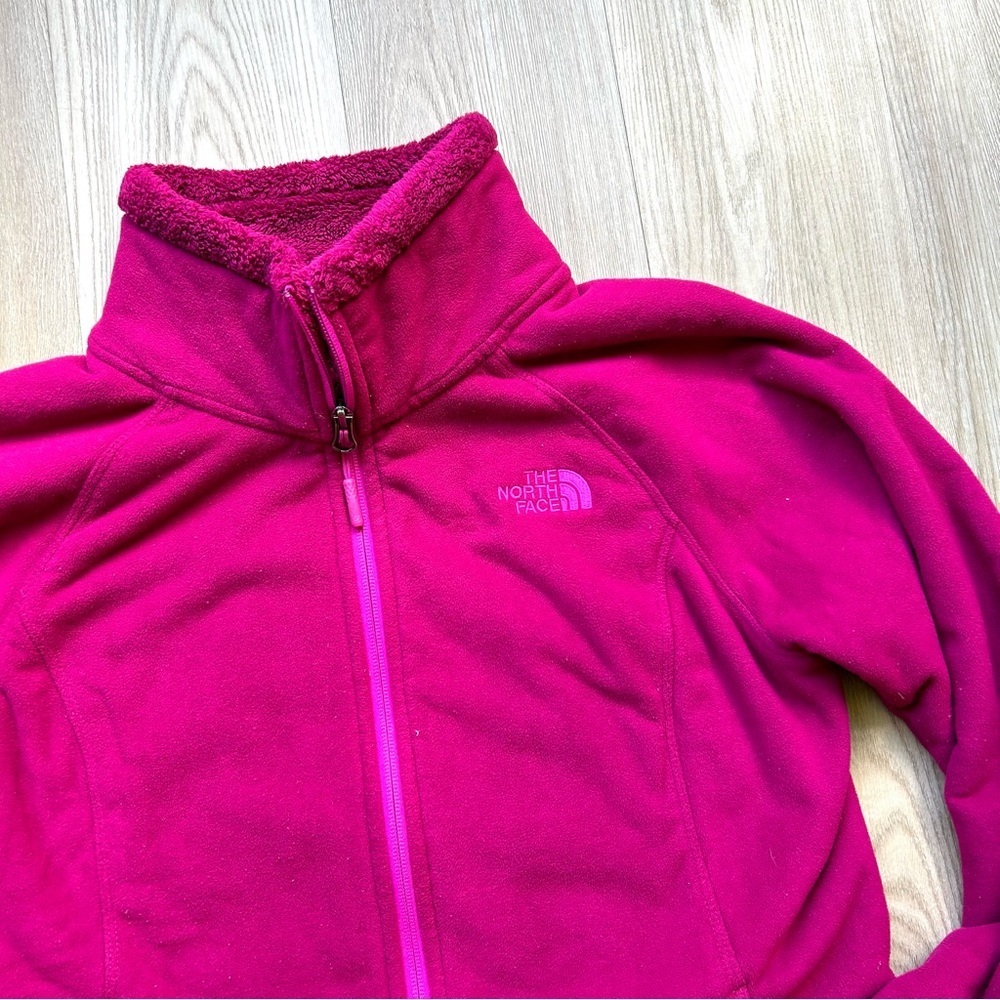 The North Face Women's Fleece Jacket Magenta Pink Size Medium - Picture 2 of 7